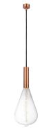 LED Mini Pendant by Innovations - Auralume Collection, Antique Copper Finish - 198-1P-AC-BB164LED
