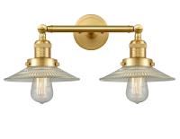 LED Bath Vanity by Innovations - Franklin Restoration Collection, Satin Gold Finish - 208-SG-G2-LED
