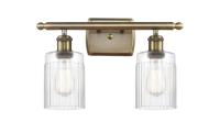 Two Light Bath Vanity by Innovations - Ballston Collection, Antique Brass Finish - 516-2W-AB-G342