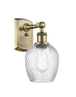 LED Wall Sconce by Innovations - Ballston Collection, Antique Brass Finish - 516-1W-AB-G292-LED