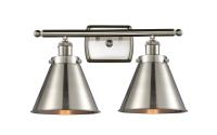 LED Bath Vanity by Innovations - Ballston Urban Collection, Brushed Satin Nickel Finish - 916-2W-SN-M13-SN-LED