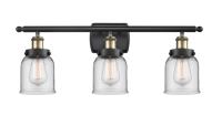 Three Light Bath Vanity by Innovations - Ballston Urban Collection, Black Antique Brass Finish - 916-3W-BAB-G52
