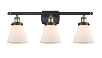Three Light Bath Vanity by Innovations - Ballston Urban Collection, Black Antique Brass Finish - 916-3W-BAB-G61