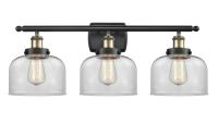 Three Light Bath Vanity by Innovations - Ballston Urban Collection, Black Antique Brass Finish - 916-3W-BAB-G72