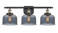 LED Bath Vanity by Innovations - Ballston Urban Collection, Black Antique Brass Finish - 916-3W-BAB-G73-LED