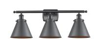 LED Bath Vanity by Innovations - Ballston Urban Collection, Matte Black Finish - 916-3W-BK-M13-LED