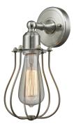 LED Wall Sconce by Innovations - Austere Collection, Brushed Satin Nickel Finish - 900-1W-SN-CE513-SN-LED