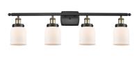 LED Bath Vanity by Innovations - Ballston Urban Collection, Black Antique Brass Finish - 916-4W-BAB-G51-LED