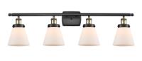Four Light Bath Vanity by Innovations - Ballston Urban Collection, Black Antique Brass Finish - 916-4W-BAB-G61