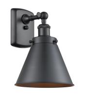 One Light Wall Sconce by Innovations - Ballston Urban Collection, Matte Black Finish - 916-1W-BK-M13