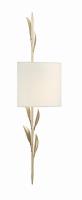 Two Light Wall Sconce by Crystorama - Broche Collection, Antique Gold Finish - 501-GA