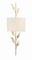 Two Light Wall Sconce by Crystorama - Broche Collection, Antique Gold Finish - 501-GA