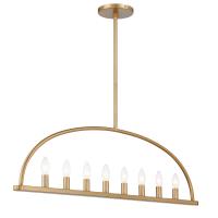 Eight Light Chandelier by Crystorama - Abbott Collection, Vibrant Gold Finish - ABB-3007-VG