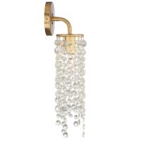 One Light Wall Sconce by Crystorama - Gabrielle Collection, Antique Gold Finish - GAB-B7311-GA