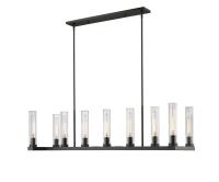 Nine Light Linear Chandelier by Z-Lite - Beau Collection, Bronze Finish - 3031-9L-BRZ