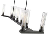 Nine Light Linear Chandelier by Z-Lite - Beau Collection, Bronze Finish - 3031-9L-BRZ