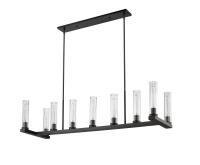 Nine Light Linear Chandelier by Z-Lite - Beau Collection, Bronze Finish - 3031-9L-BRZ