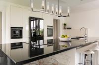 Nine Light Linear Chandelier by Z-Lite - Beau Collection, Polished Nickel Finish - 3031-9L-PN
