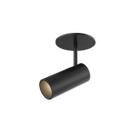 LED Semi-Flush Mount by Kuzco Lighting - Downey Collection, Black Finish - SF15701-BK