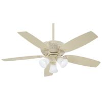 54" Ceiling Fan by Minka Aire - Classica Collection, Provencal Blanc Finish - F759L-PBL