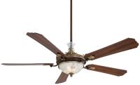 68"Ceiling Fan by Minka Aire - Cristafano Collection, Belcaro Walnut Finish - F900L-BCW