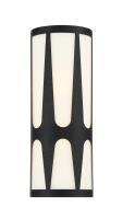 Two Light Wall Sconce by Crystorama - Royston Collection, Black Finish - ROY-802-BK