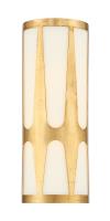 Two Light Wall Sconce by Crystorama - Royston Collection, Antique Gold Finish - ROY-802-GA
