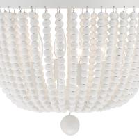 Four Light Chandelier by Crystorama - Rylee Collection, Matte White Finish - 604-MT