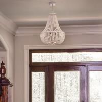 Six Light Chandelier by Crystorama - Rylee Collection, Matte White Finish - 608-MT