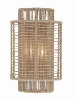 Two Light Wall Sconce by Crystorama - Jayna Collection, Burnished Silver Finish - JAY-A5002-BS
