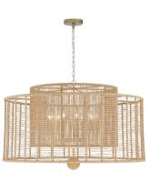 12 Light Chandelier by Crystorama - Jayna Collection, Burnished Silver Finish - JAY-A5009-BS