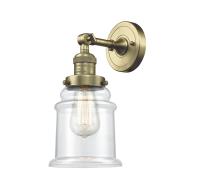 LED Wall Sconce by Innovations - Franklin Restoration Collection, Antique Brass Finish - 203-AB-G182-LED