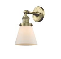 LED Wall Sconce by Innovations - Franklin Restoration Collection, Antique Brass Finish - 203-AB-G61-LED