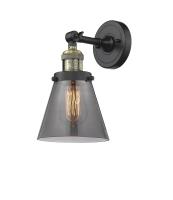 LED Wall Sconce by Innovations - Franklin Restoration Collection, Black Antique Brass Finish - 203-BAB-G63-LED