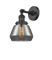 One Light Wall Sconce by Innovations - Franklin Restoration Collection, Matte Black Finish - 203-BK-G173