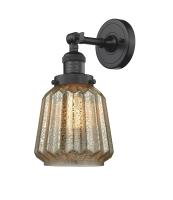 LED Wall Sconce by Innovations - Franklin Restoration Collection, Oil Rubbed Bronze Finish - 203-OB-G146-LED