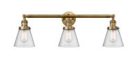LED Bath Vanity by Innovations - Franklin Restoration Collection, Brushed Brass Finish - 205-BB-G64-LED