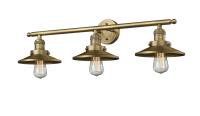 LED Bath Vanity by Innovations - Franklin Restoration Collection, Brushed Brass Finish - 205-BB-M4-LED