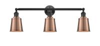 Three Light Bath Vanity by Innovations - Franklin Restoration Collection, Oil Rubbed Bronze Finish - 205-OB-M9-AC