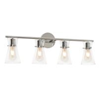 Four Light Vanity by AFX Lighting - Amanda Collection, Polished Chrome Finish - AMDV3310MBPC
