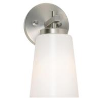 One Light Wall Sconce by AFX Lighting - Joanna Collection, Satin Nickel Finish - JNNS0511MBSN