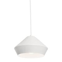 One Light Pendant by AFX Lighting - Milo Collection, White Finish - MLOP10MBWH