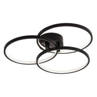 LED Flush Mount by AFX Lighting - Orion Collection, Black Finish - ORIF16L30D1BK