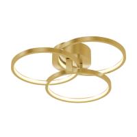 LED Flush Mount by AFX Lighting - Orion Collection, Satin Brass Finish - ORIF16L30D1SB