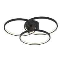 LED Flush Mount by AFX Lighting - Orion Collection, Black Finish - ORIF20L30D1BK