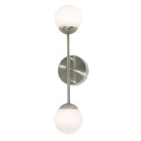 LED Wall Sconce by AFX Lighting - Pearl Collection, Satin Nickel Finish - PRLS0418L30D1SN