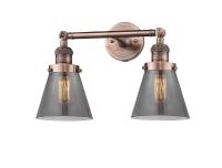LED Bath Vanity by Innovations - Franklin Restoration Collection, Antique Copper Finish - 208-AC-G63-LED