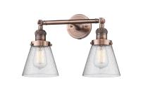 LED Bath Vanity by Innovations - Franklin Restoration Collection, Antique Copper Finish - 208-AC-G64-LED