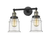 LED Bath Vanity by Innovations - Franklin Restoration Collection, Black Antique Brass Finish - 208-BAB-G182-LED