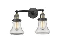 LED Bath Vanity by Innovations - Franklin Restoration Collection, Black Antique Brass Finish - 208-BAB-G192-LED